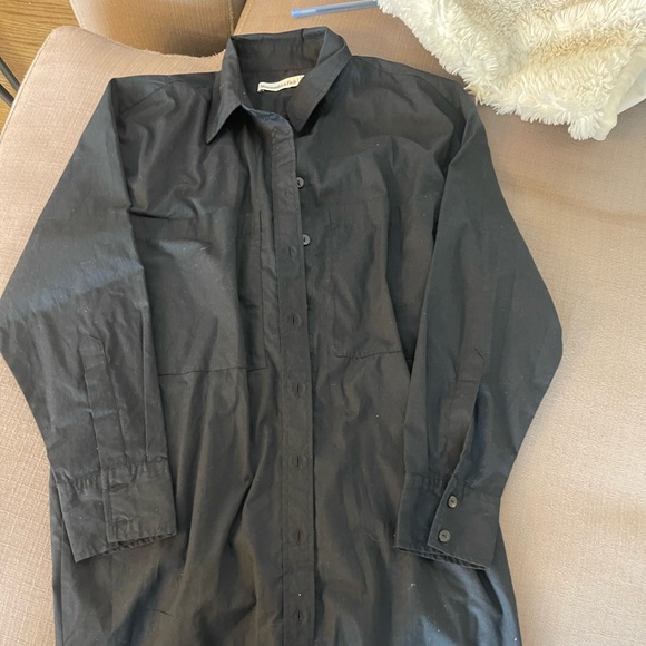 Abercrombie Relaxed Poplin Shirt Dress- NWOT Size XSP - Picture 3 of 3